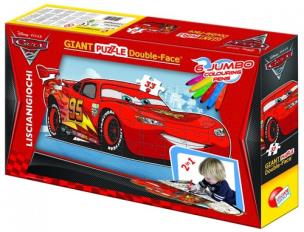 Opakowanie Puzzle dwustronne gigant Auta 33 + mazaki