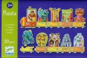 Okładka książki Puzzle - Pociąg z liczbami