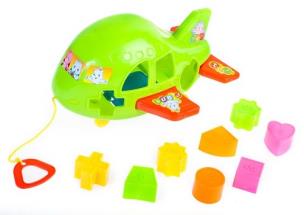 Opakowanie Samolot sorter zielono-niebieski