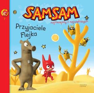 Okładka książki SamSam Najmniejszy z największych Przyjeciele Flejka