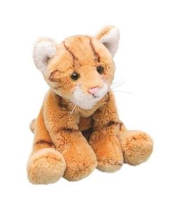 Okładka książki Siedzący pomarańczowy kot pręgowany 13 cm SUKI