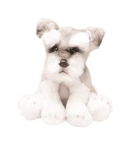 Okładka książki Siedzący Sznaucer 13cm SUKI