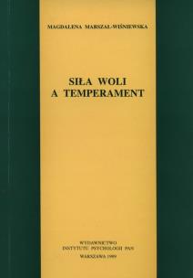 Okładka książki Siła woli a temperament
