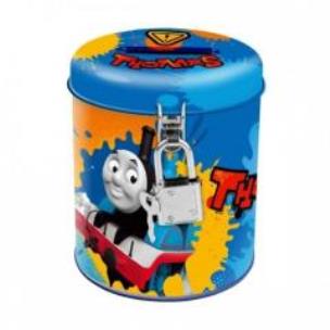 Opakowanie Skarbonka metalowa okrągła Tomek i Przyjaciele