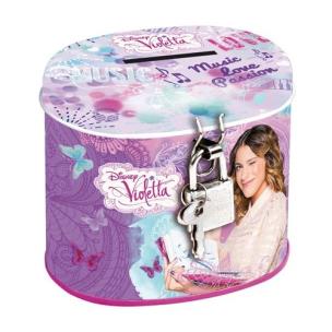 Opakowanie Skarbonka metalowa owalna Disney Violetta