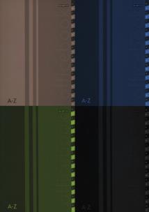 Opakowanie Skorowidz A5 Top-2000 w kratkę 96 kartek Officebook mix