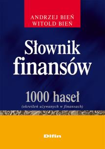 Okładka książki Słownik finansów