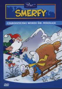 Okładka książki Smerfy Czaoodziejski worek Św. Mikołaja