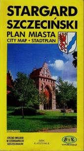 Opakowanie Stargard Szczeciński plan miasta