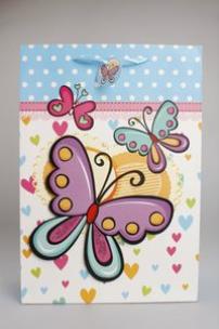 Okładka książki Torebka Ozdobna 3D Duża Motylki