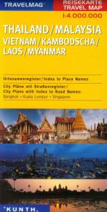 Opakowanie Travelmag Thailand/Malaysia 1:4000 000