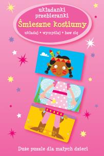 Okładka książki Układanki-przebieranki. Śmieszne kostiumy