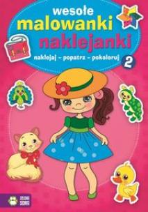 Okładka książki Wesołe Malowanki Naklejanki 2
