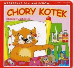 Okładka książki Wierszyki Chory kotek