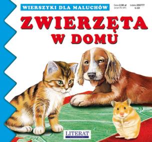 Okładka książki Wierszyki Zwierzęta w domu