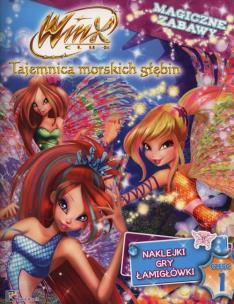Okładka książki Winx. Magiczne zabawy 1 - Tajemnica morskich...