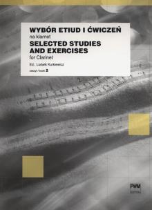 Okładka książki Wybór etiud i ćwiczeń na klarnet Zeszyt 2