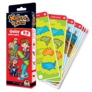 Okładka książki Xplore Team. Quizy edukacyjne 8-9 lat