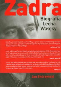 Okładka książki Zadra Biografia Lecha Wałęsy