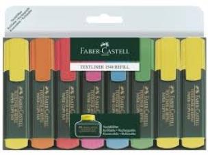 Okładka książki ZAKRESLACZ KPL. 6+2 BPZ-FABER CASTELL