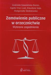Okładka książki Zamówienia publiczne w orzecznictwie