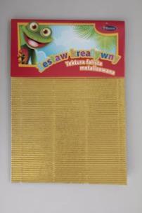 Okładka książki Zestaw Kreatywny - Tektura Falista Metalizowana 5 arkuszy