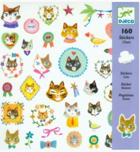 Okładka książki Zestaw naklejek 160 cz. - Koty