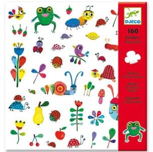 Okładka książki Zestaw naklejek 160 szt. - Piękna łąka