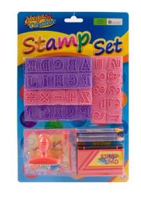 Opakowanie Zestaw pieczątek Alfabet i cyfry