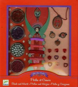 Opakowanie Zestaw z koralikami - Perły i serduszka