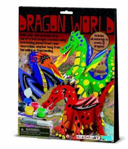 Okładka książki Zrób to sam - Świat smoków 4M