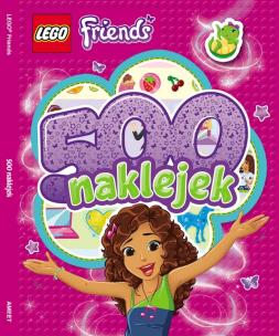 Okładka książki 500 Naklejek. Lego Friends