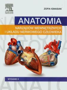 Okładka książki Anatomia narządów wewnętrznych i układu nerwowego człowieka