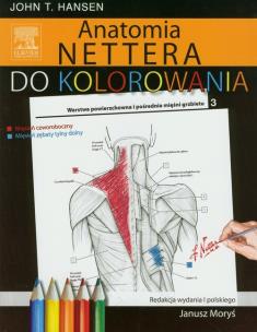 Okładka książki Anatomia Nettera do kolorowania