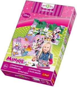 Okładka książki Art Box mały - Kreatywne scenki Minnie  TREFL