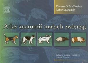 Okładka książki Atlas anatomii małych zwierząt