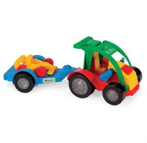 Opakowanie Auto z przyczepą i autkiem