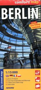 Opakowanie Berlin laminowany plan miasta 1:15 000 2014