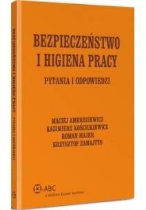Okładka książki Bezpieczeństwo i higiena pracy