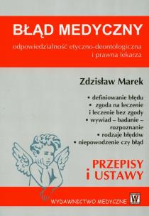 Okładka książki Błąd medyczny