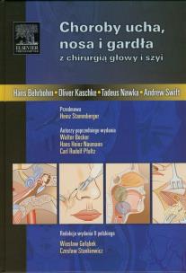 Okładka książki Choroby ucha nosa i gardła