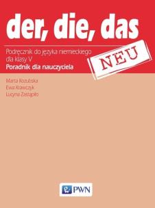 Okładka książki der,die,das Poradnik dla nauczyciela kl5
