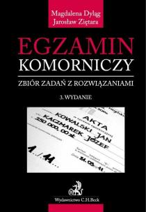Okładka książki Egzamin komorniczy Zbiór zadań