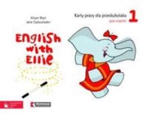 Okładka książki English with Ellie 1 Karty pracy dla przedszkolaka z płytą CD
