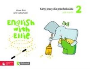 Okładka książki English with Ellie 2 Karty pracy dla przedszkolaka z płytą CD