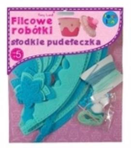 Okładka książki Filcowe robótki Słodkie pudełeczka niebieskie