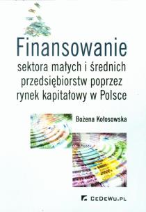 Okładka książki Finansowanie sektora małych i średnich przedsięb.