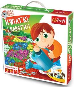 Okładka książki Gra - Kwiatki i rabatki TREFL