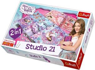 Okładka książki Gra - Violetta Studio 21 TREFL