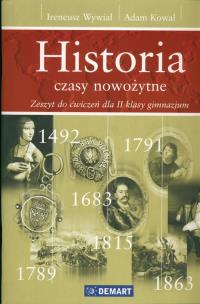 Okładka książki Historia 2 Czasy nowożytne Zeszyt do ćwiczeń dla gimnazjum